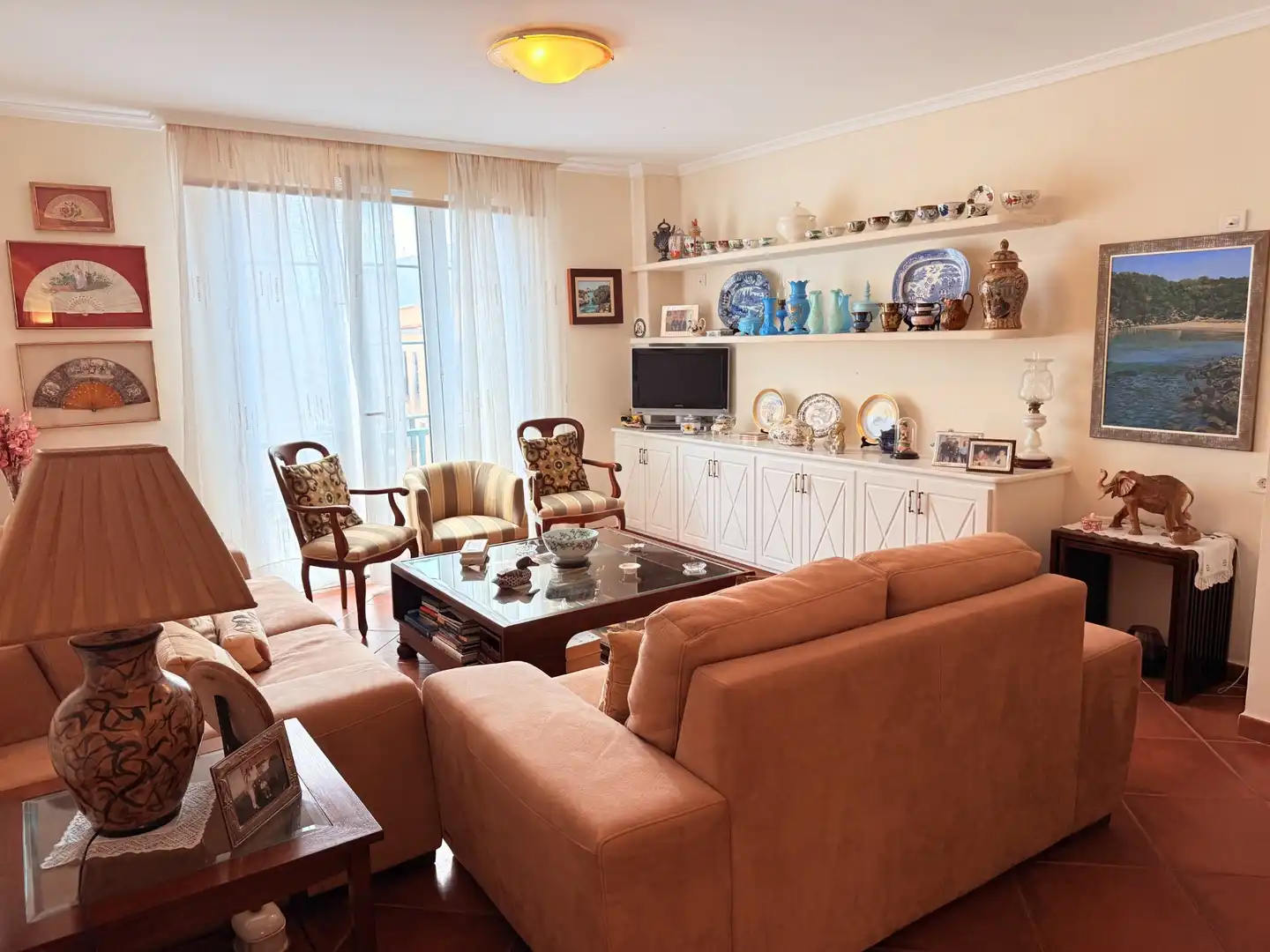 Sala de estar de Casa o chalet en venta en Ciutadella de Menorca con Aire acondicionado, Calefacción y Jardín privado