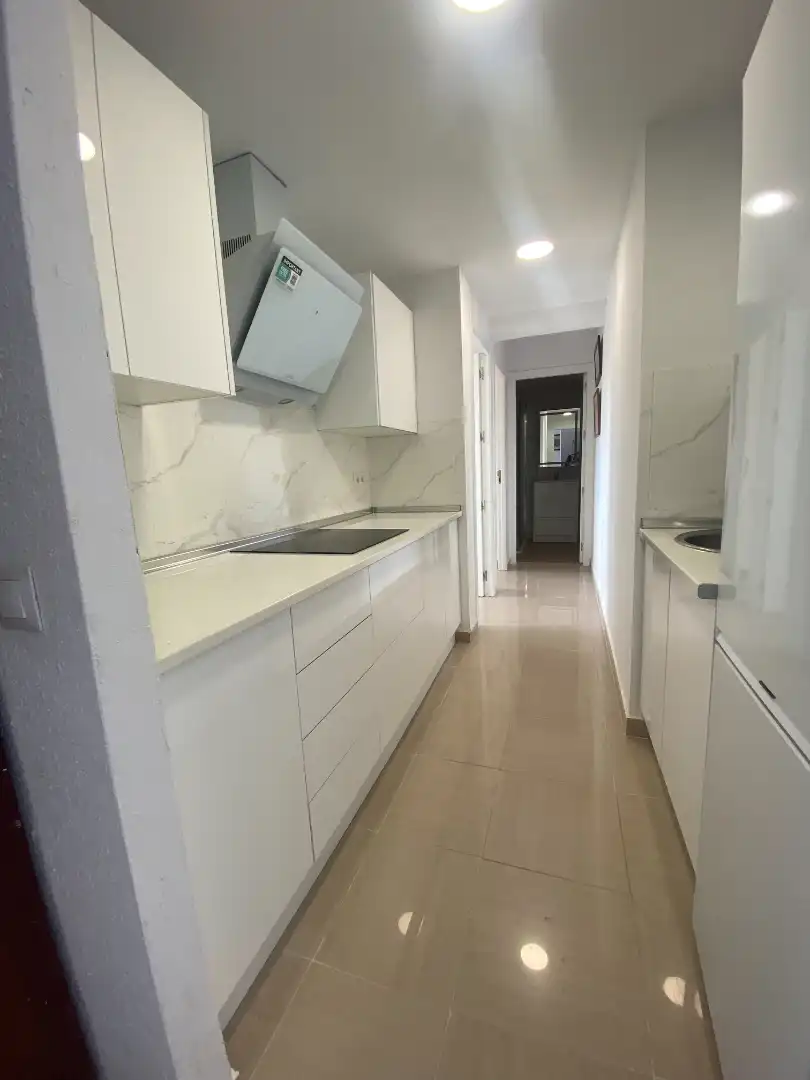 Kitchen of Flat for rent in Málaga  with Air Conditioner, Furnished and Washing machine