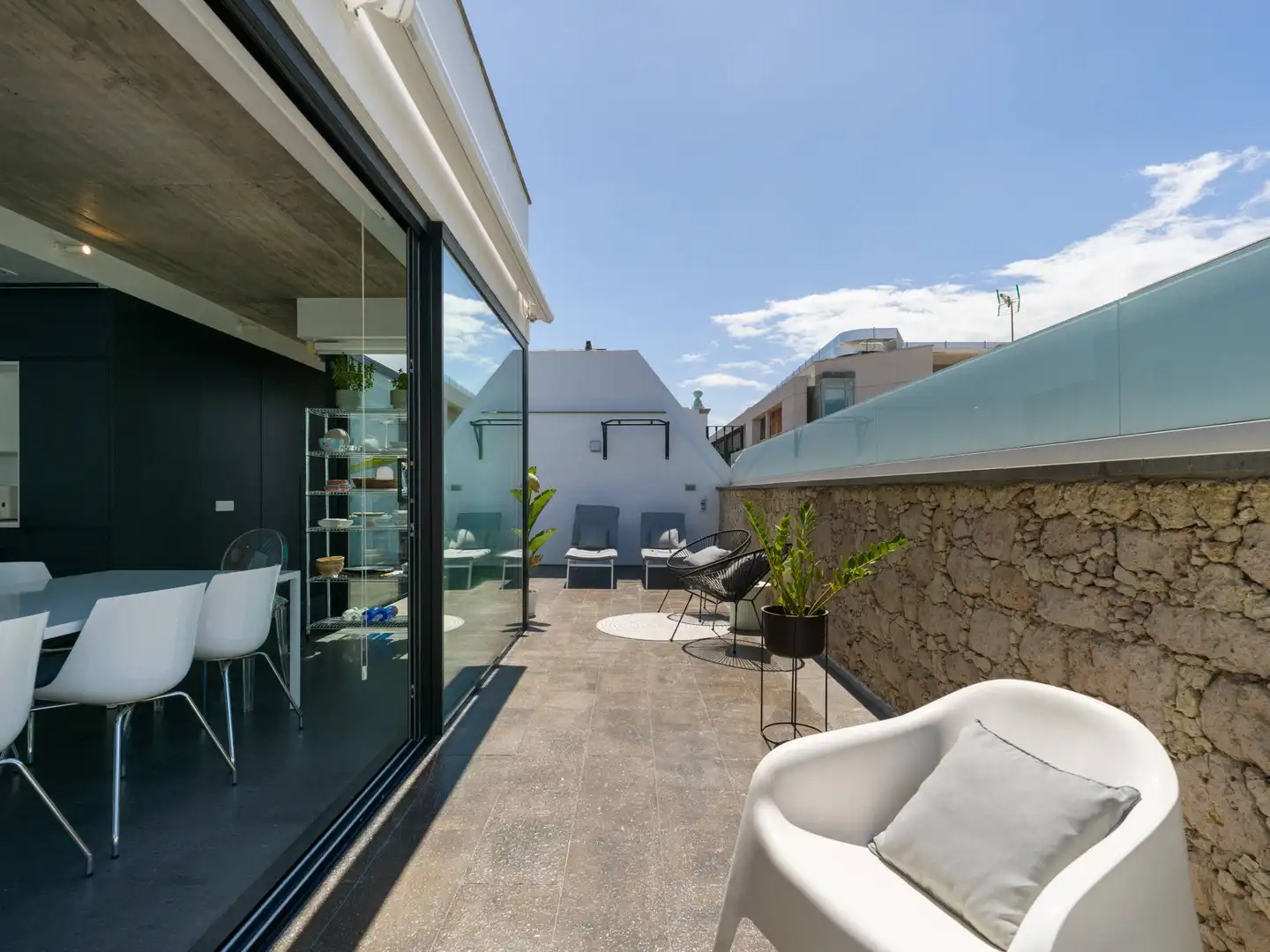 Terrassa de Casa o xalet en venda en Las Palmas de Gran Canaria amb Aire condicionat, Terrassa i Balcó