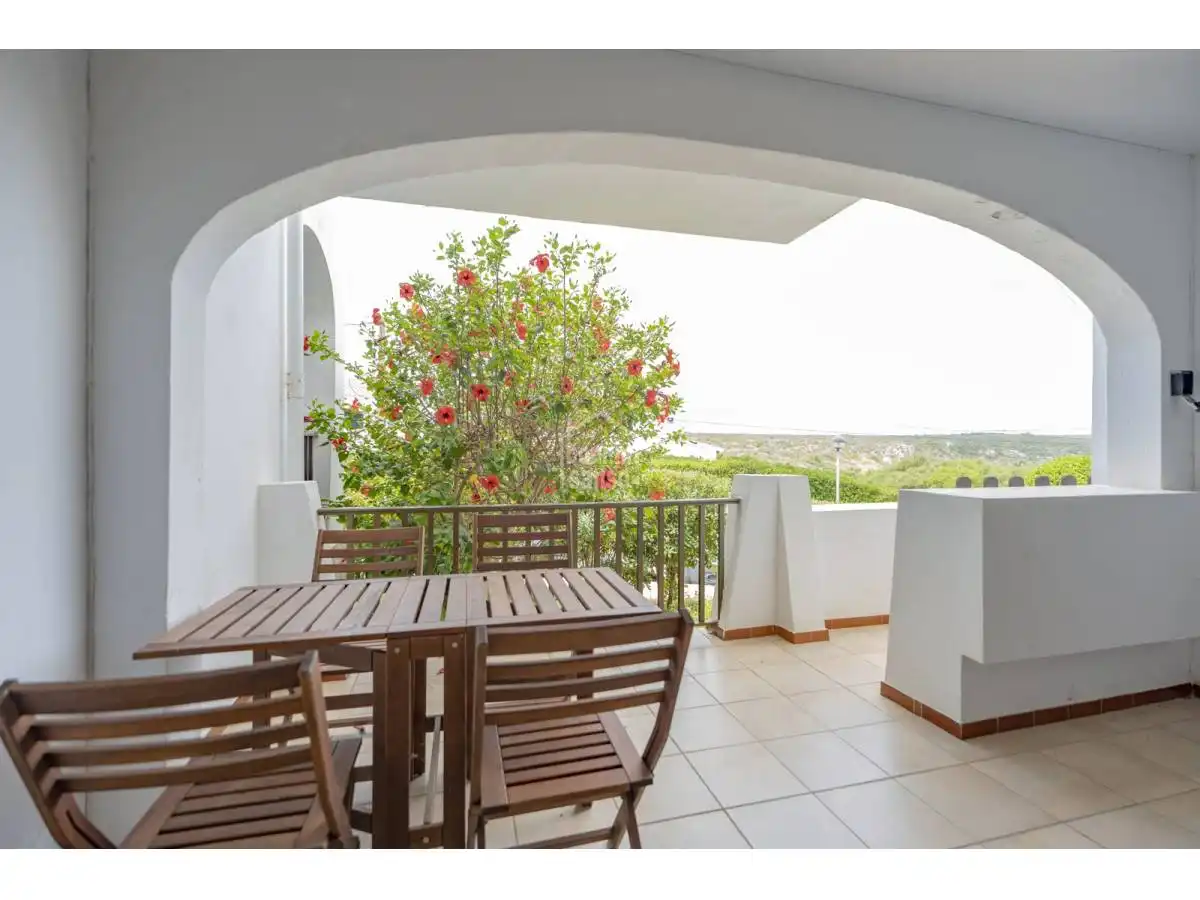Terraza de Apartamento en venta en Alaior con Terraza, Piscina y Amueblado