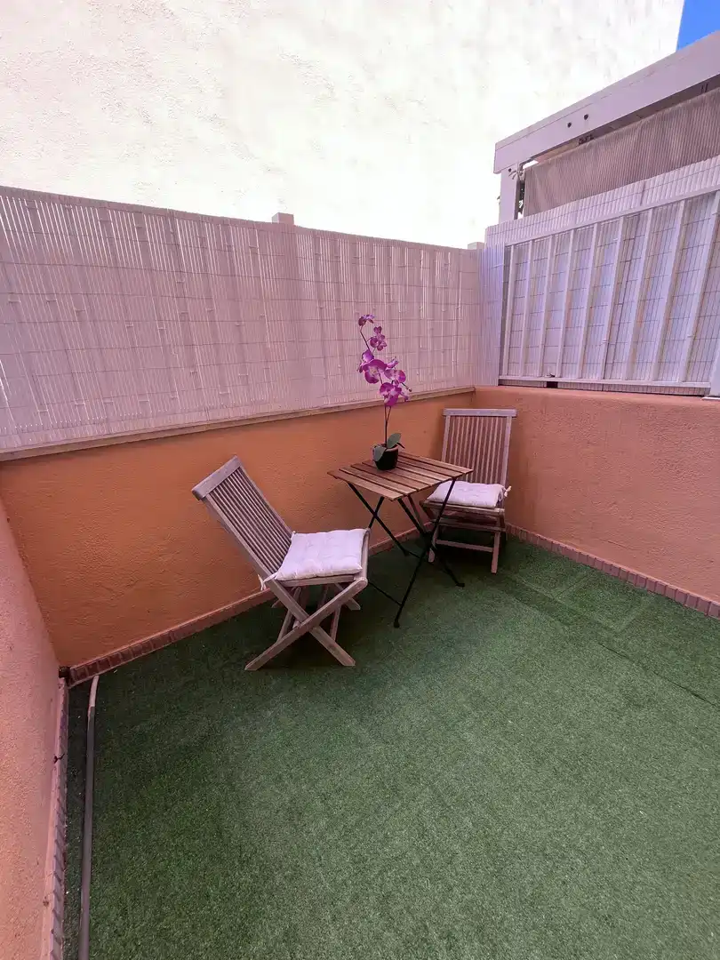 Terraza de Piso de alquiler en  Palma de Mallorca con Aire acondicionado, Parquet y Amueblado