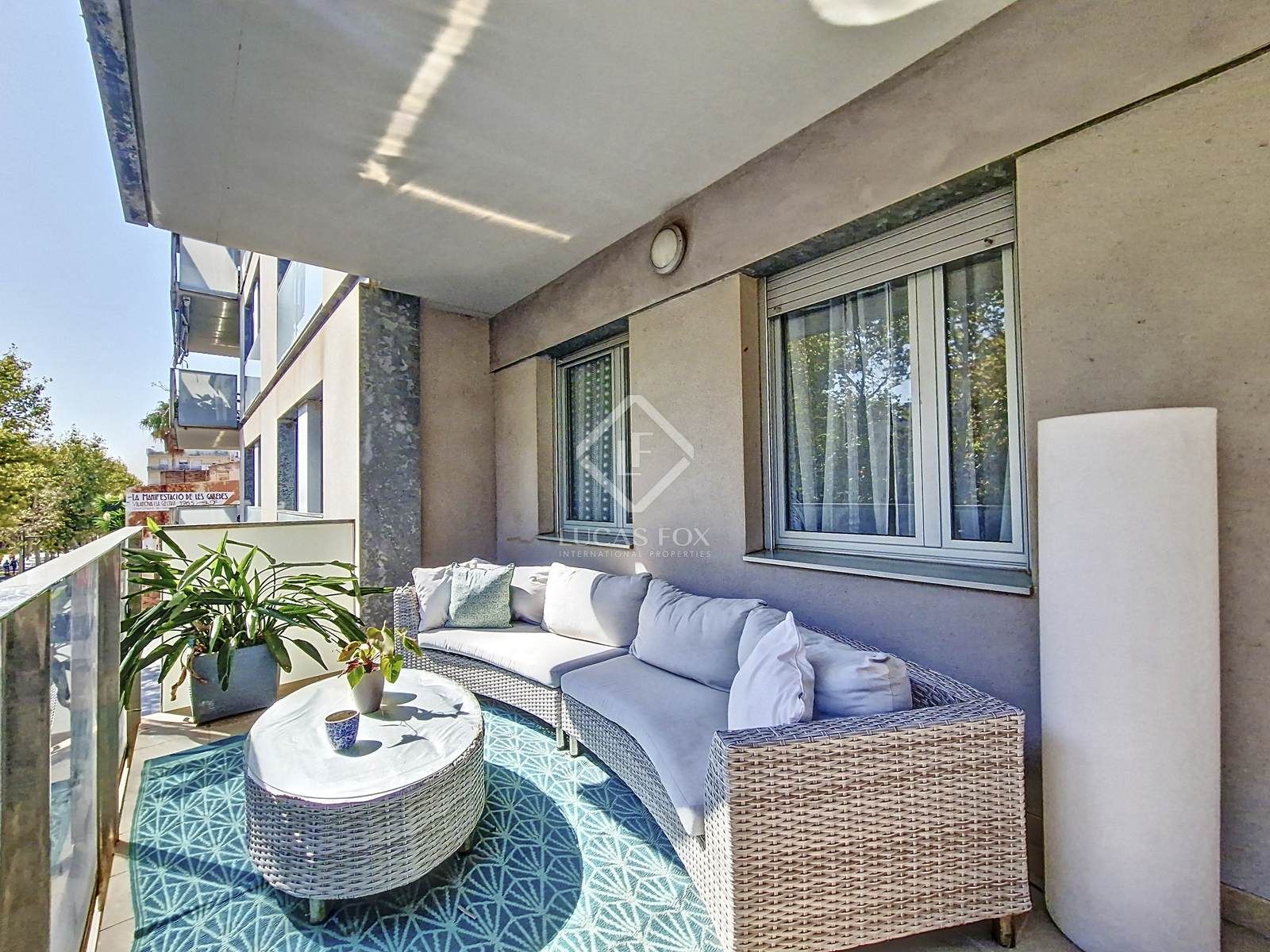 Terrace of Flat for sale in Vilanova i la Geltrú  with Air Conditioner, Heating and Terrace