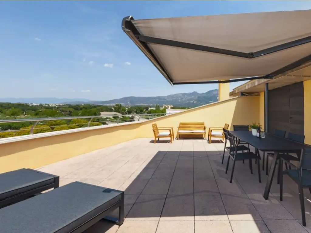 Terrace of Attic for sale in Roses  with Air Conditioner, Heating and Furnished