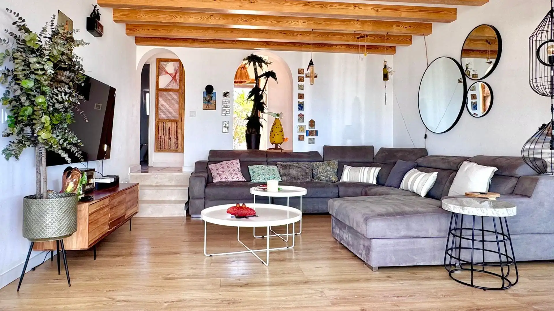 Living room of Houses for sale in Jávea / Xàbia  with Air Conditioner, Heating and Private garden