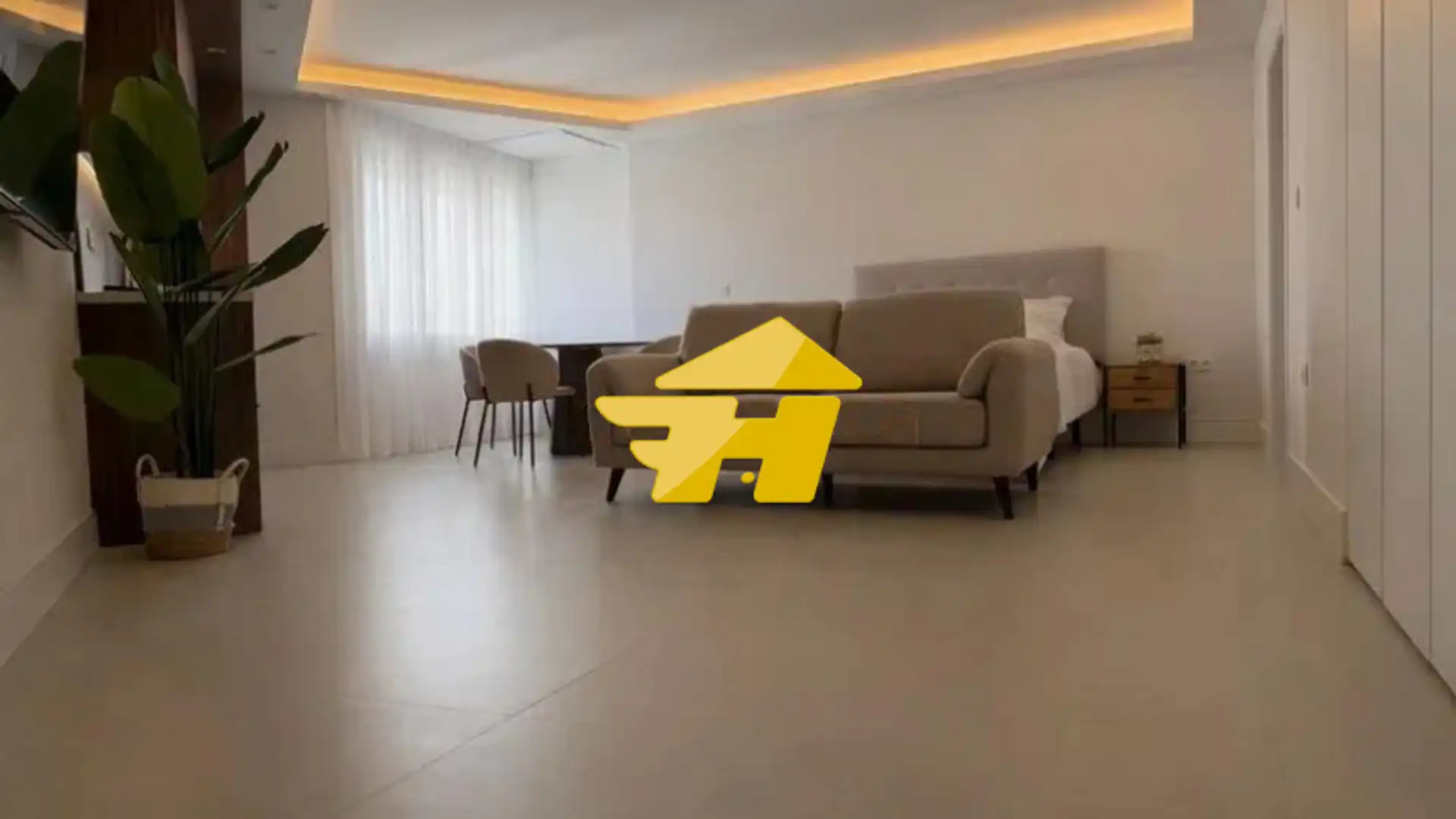 Sala d'estar de Estudi de lloguer en  Córdoba Capital amb Aire condicionat i Moblat