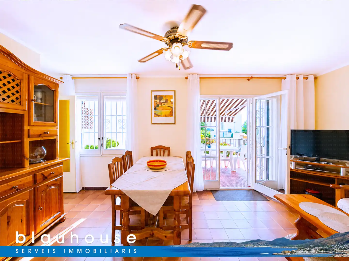 Comedor de Apartamento en venta en Llançà con Terraza