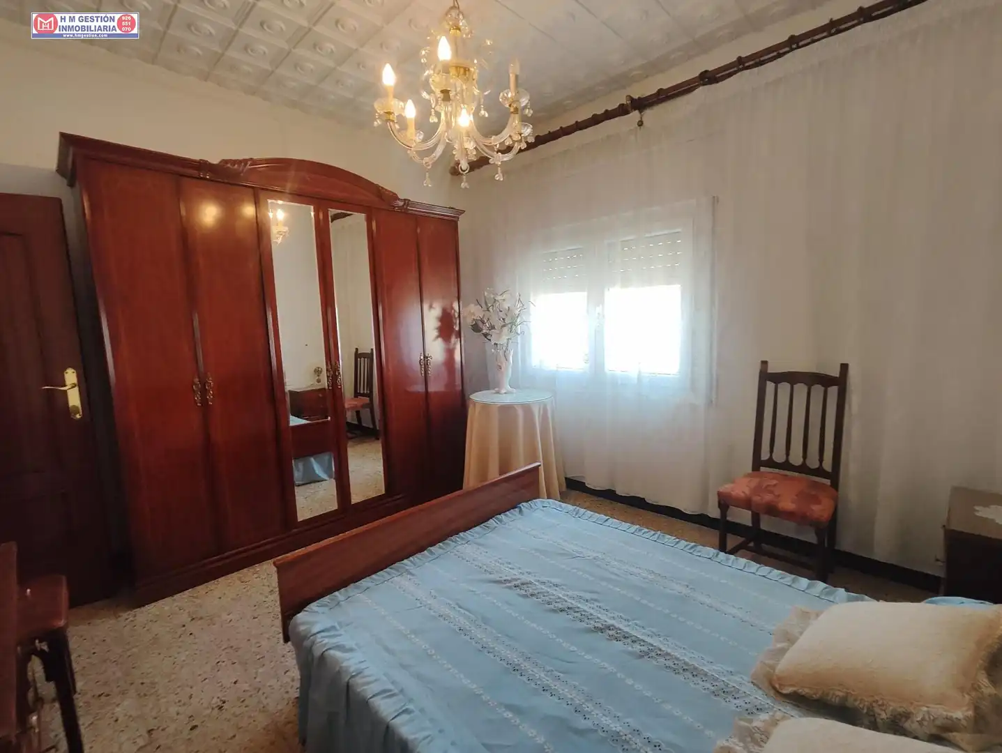 Schlafzimmer von Einfamilien-Reihenhaus zum Verkauf in Alcázar de San Juan mit Klimaanlage