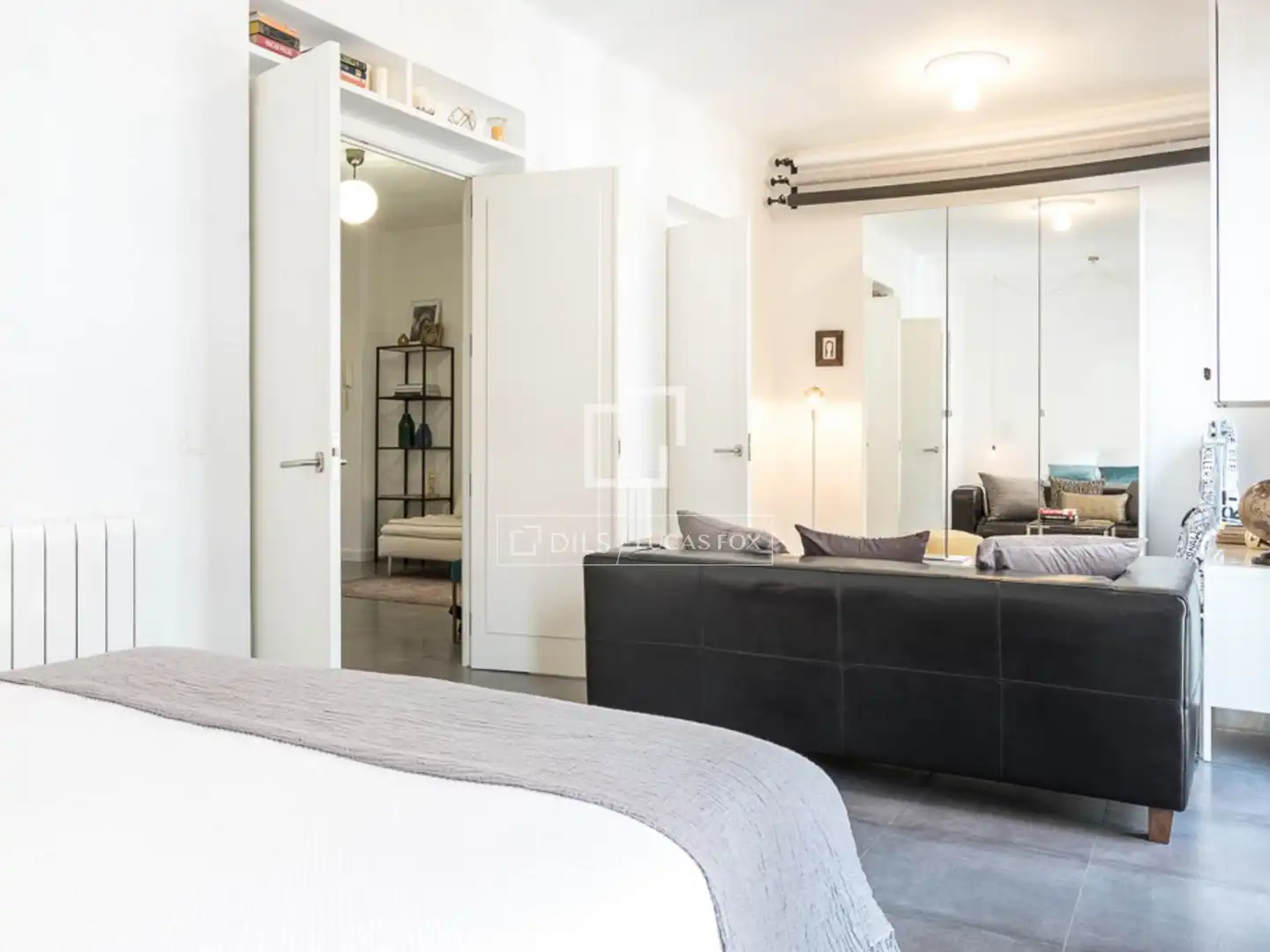 Bedroom of Flat for rent in Ribera del Fresno  with Air Conditioner
