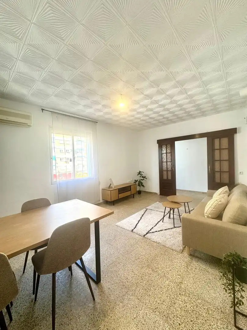 Living room of Flat for sale in Málaga  with Air Conditioner, Heating and Balcony