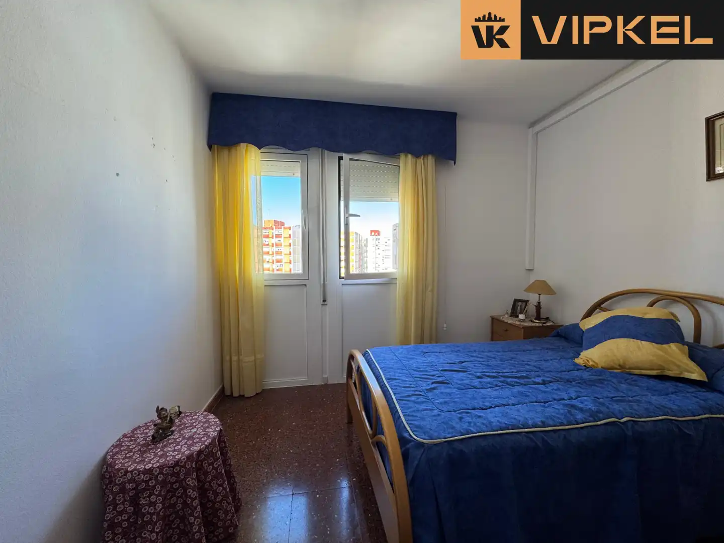 Schlafzimmer von Wohnung zum Verkauf in Cornellà de Llobregat mit Klimaanlage, Heizung und Terrasse