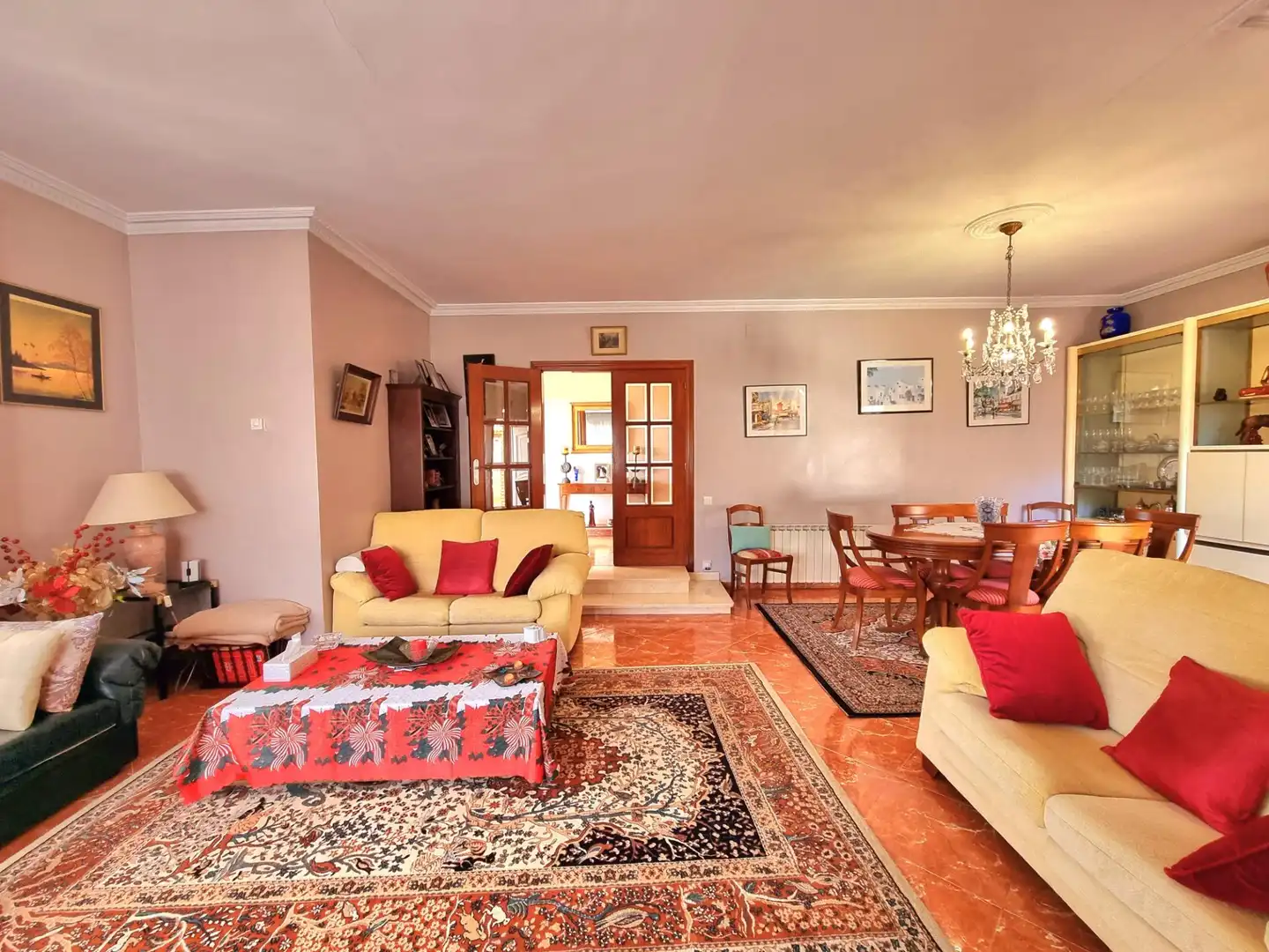 Sala d'estar de Casa o xalet en venda en Lloret de Mar amb Calefacció, Jardí privat i Terrassa