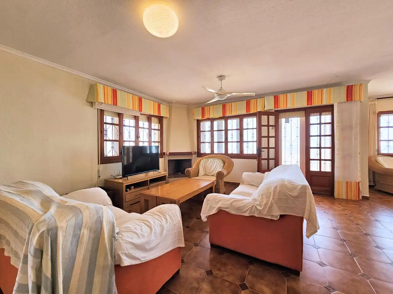 Living room of Houses for sale in La Manga del Mar Menor  with Private garden, Terrace and Furnished