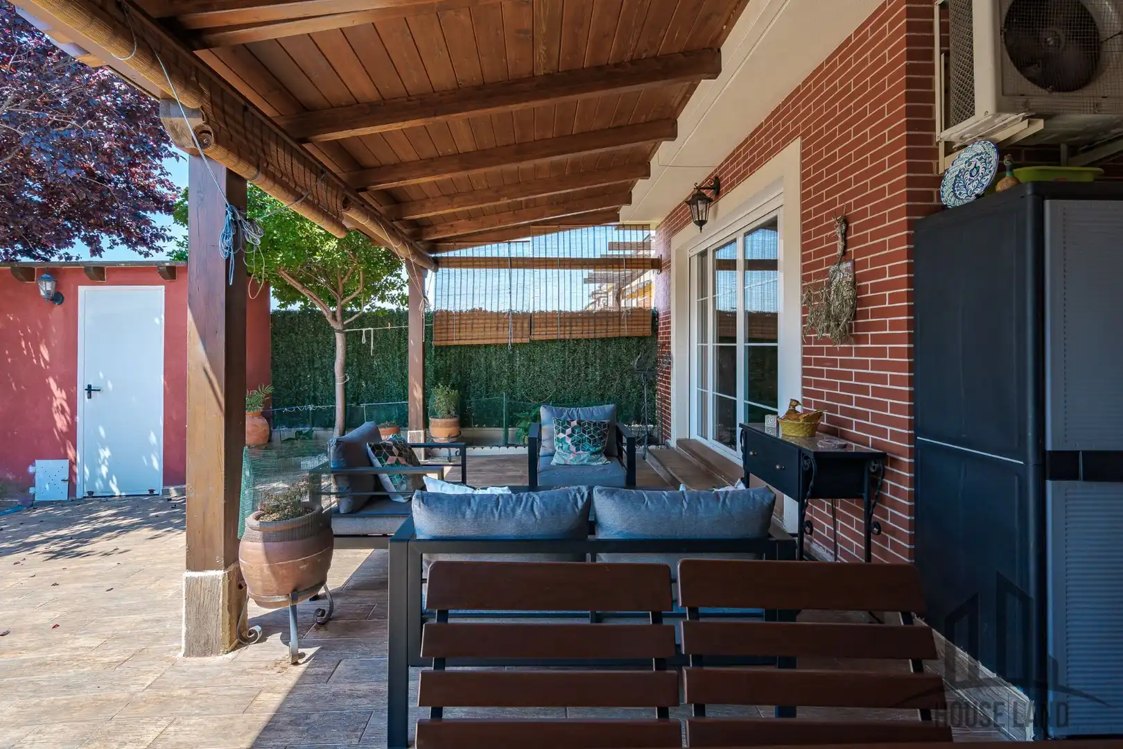 Terraza de Casa adosada en venta en El Casar con Aire acondicionado, Calefacción y Piscina comunitaria