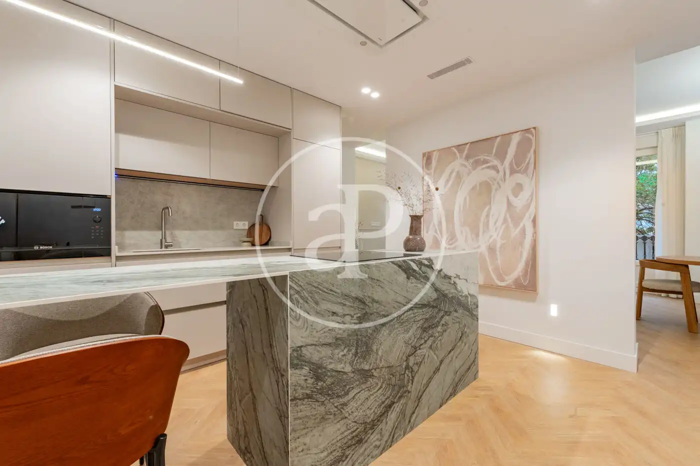 Kitchen of Flat for sale in Barrio de Salamanca
