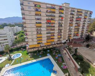 Vista exterior de Estudi de lloguer en Benalmádena amb Aire condicionat, Calefacció i Jardí privat