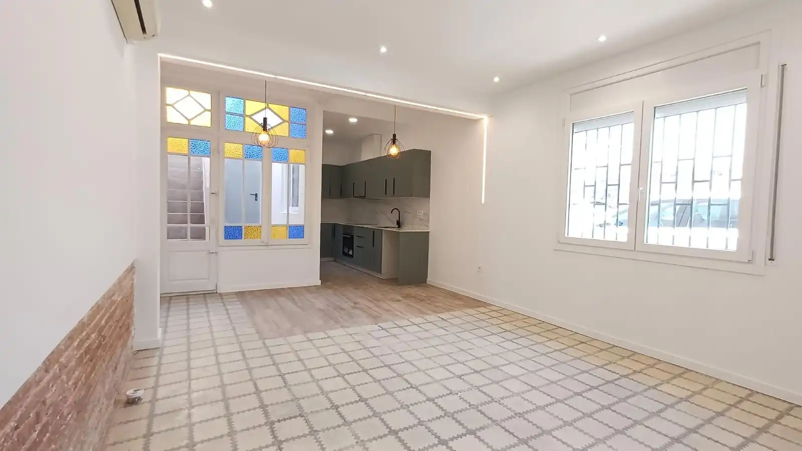 Wohnzimmer von Wohnung zum Verkauf in Sabadell mit Klimaanlage, Heizung und Terrasse