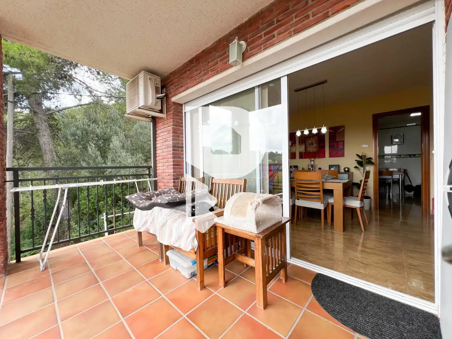 Balcony of Houses for sale in Corbera de Llobregat  with Air Conditioner, Terrace and Storage room