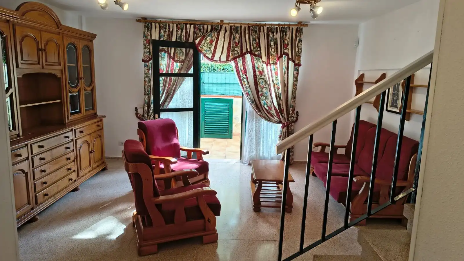 Sala d'estar de Casa adosada de lloguer en Tacoronte amb Terrassa