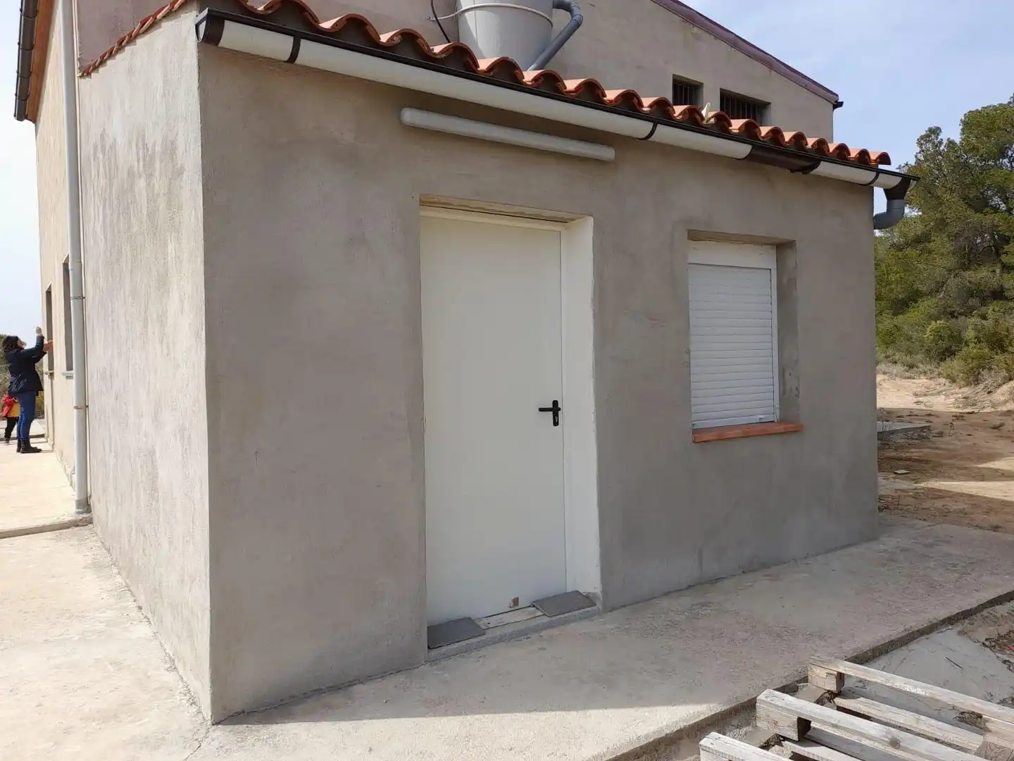 Vista exterior de Casa o chalet en venta en Batea con Trastero y Amueblado