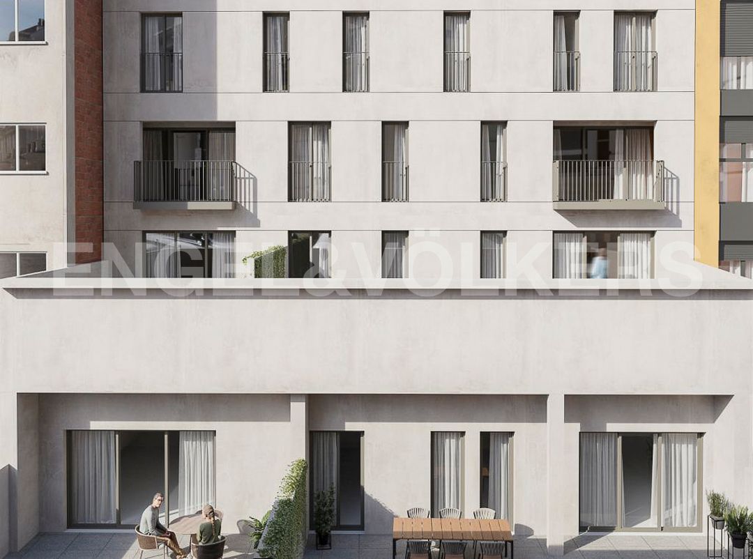 Vista exterior de Àtic en venda en Mataró amb Aire condicionat, Calefacció i Parquet
