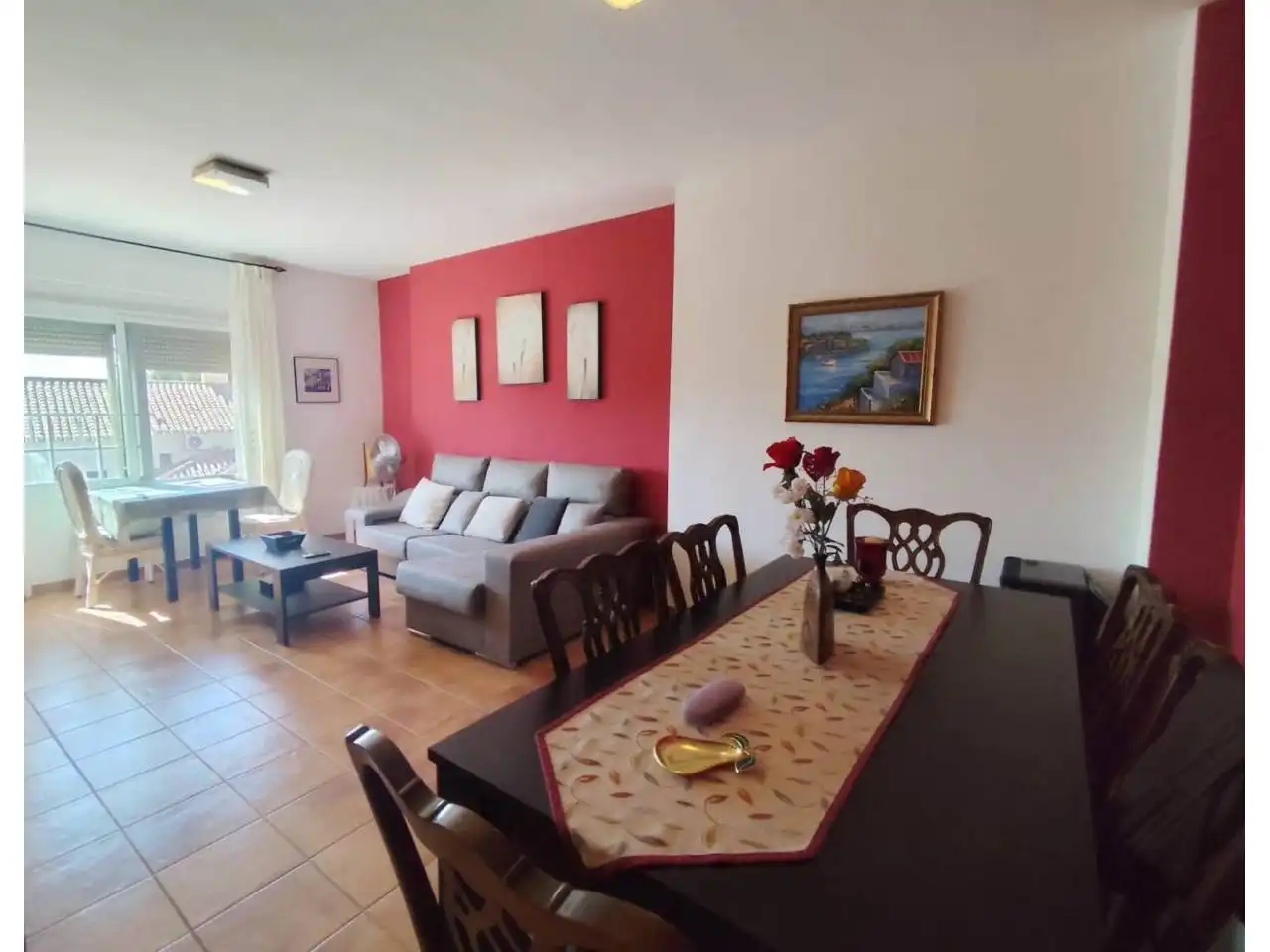 Sala d'estar de Casa adosada en venda en Almuñécar amb Jardí privat i Terrassa