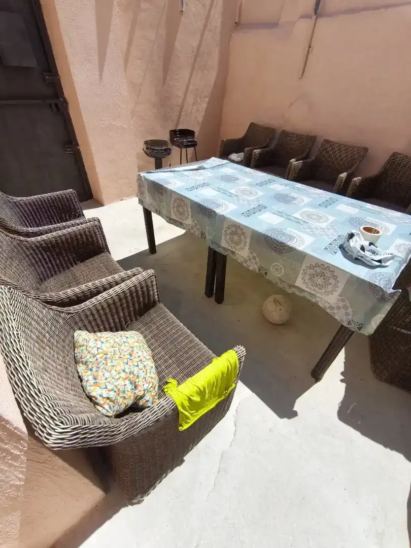 Terrace of Houses for rent in Algeciras  with Private garden, Furnished and Balcony