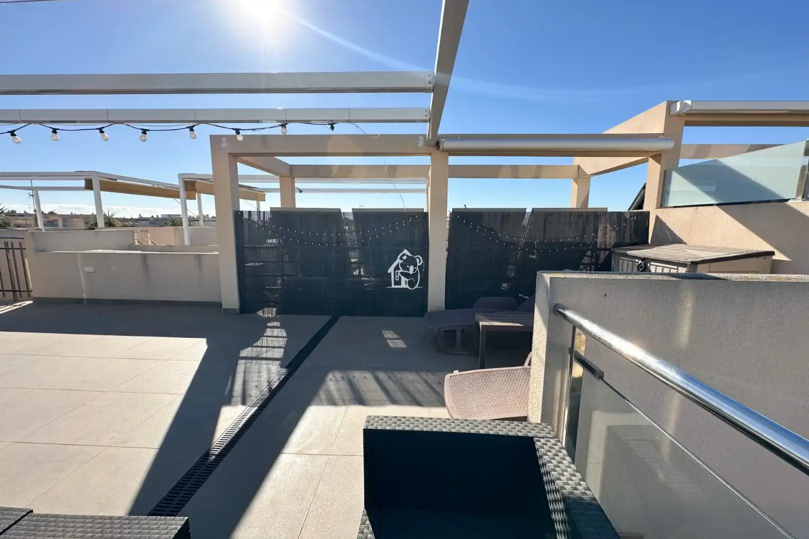 Terrassa de Apartament de lloguer en Pilar de la Horadada amb Aire condicionat, Terrassa i Piscina