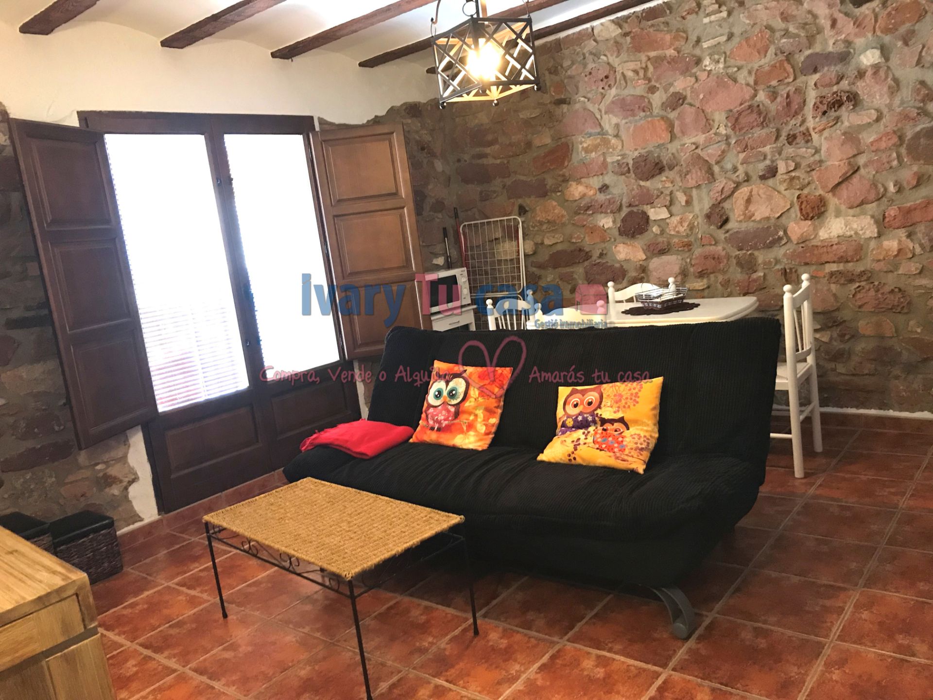 Wohnzimmer von Country house zum Verkauf in Vilafamés mit Klimaanlage und Balkon