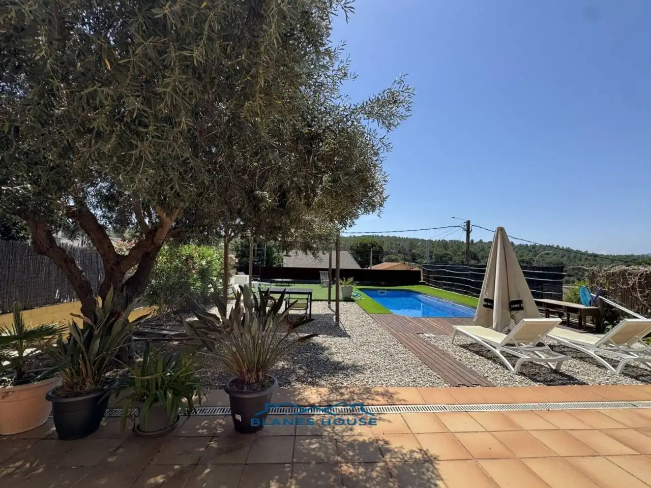 Piscina de Casa o xalet en venda en Tordera amb Aire condicionat, Jardí privat i Terrassa