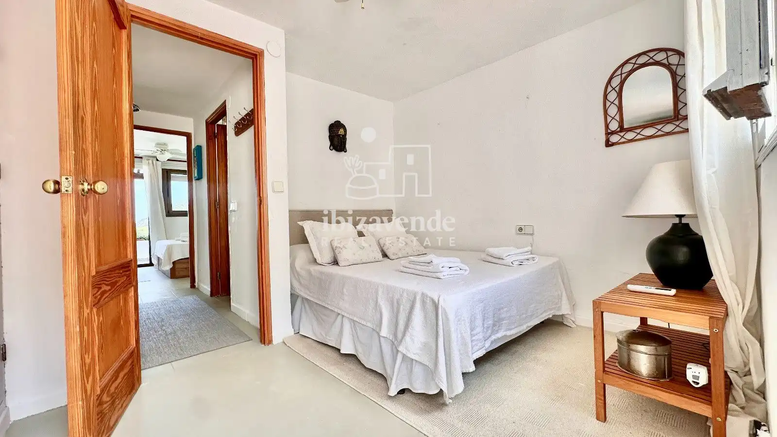 Bedroom of Duplexes for rent in Santa Eulària des Riu  with Air Conditioner, Terrace and Swimming Pool