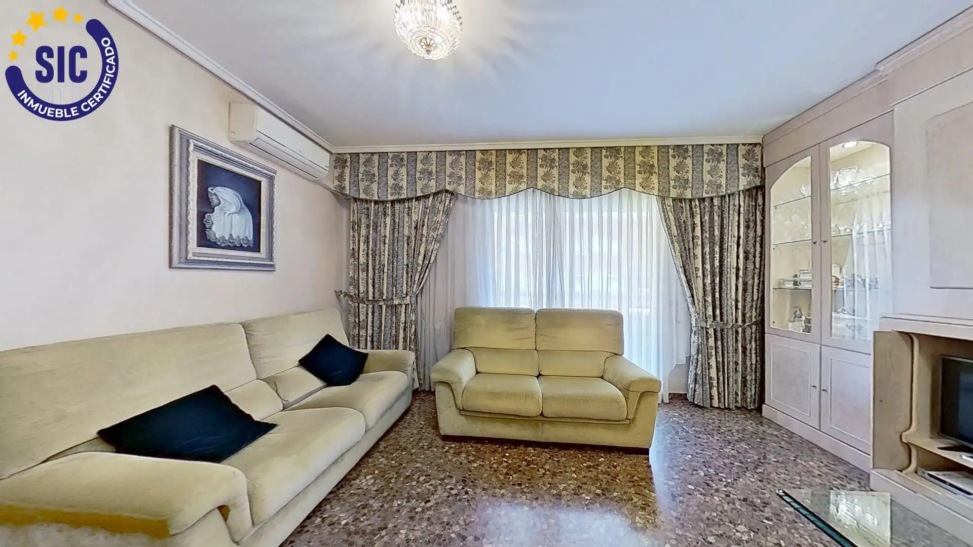 Sala de estar de Piso en venta en Valencia con Aire acondicionado, Calefacción y Balcón