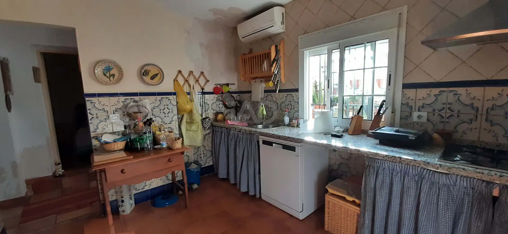 Cocina de Casa o chalet en venta en Las Navas de la Concepción con Aire acondicionado y Terraza