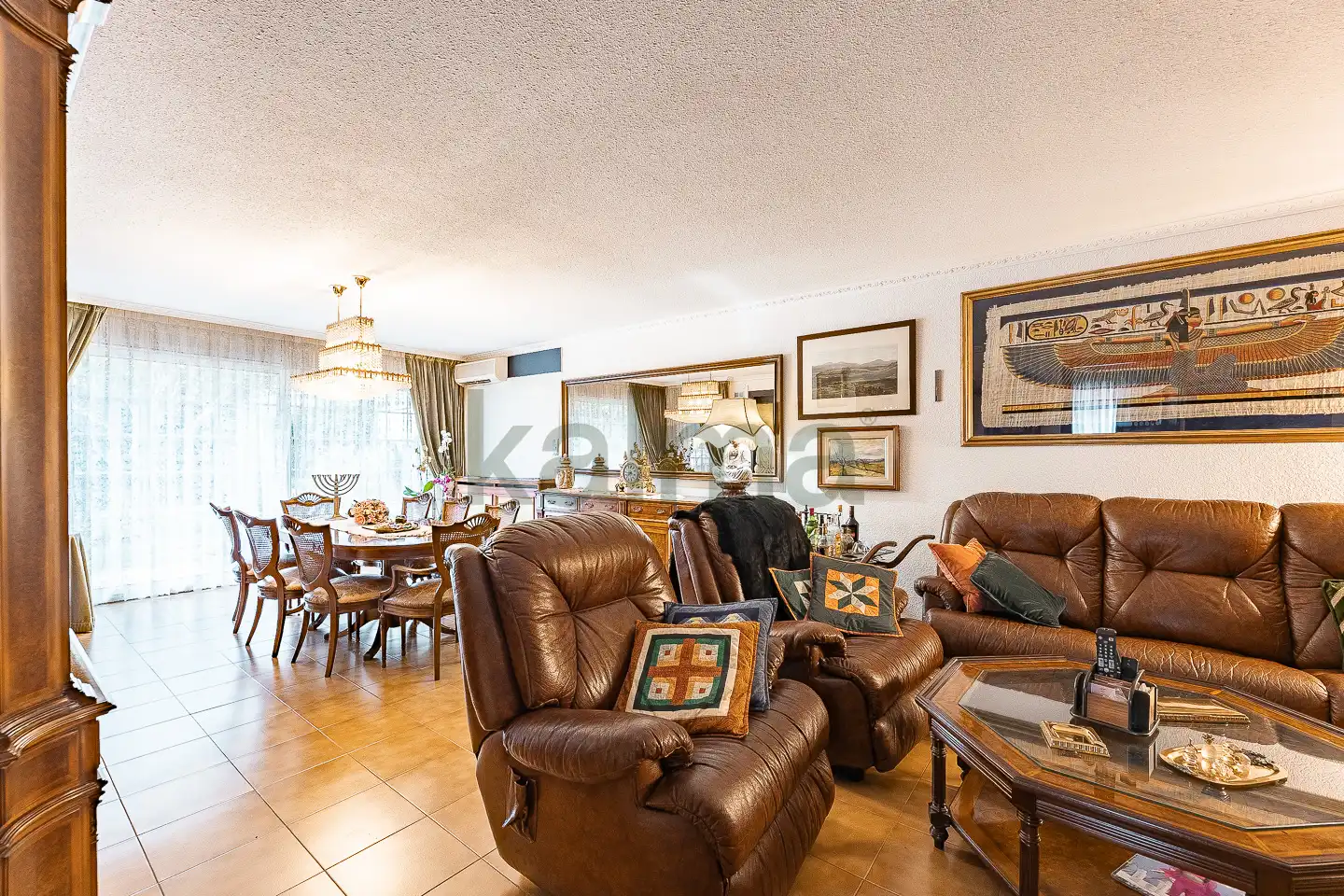 Living room of Detached homes for sale in Terrassa  with Air Conditioner, Heating and Private garden