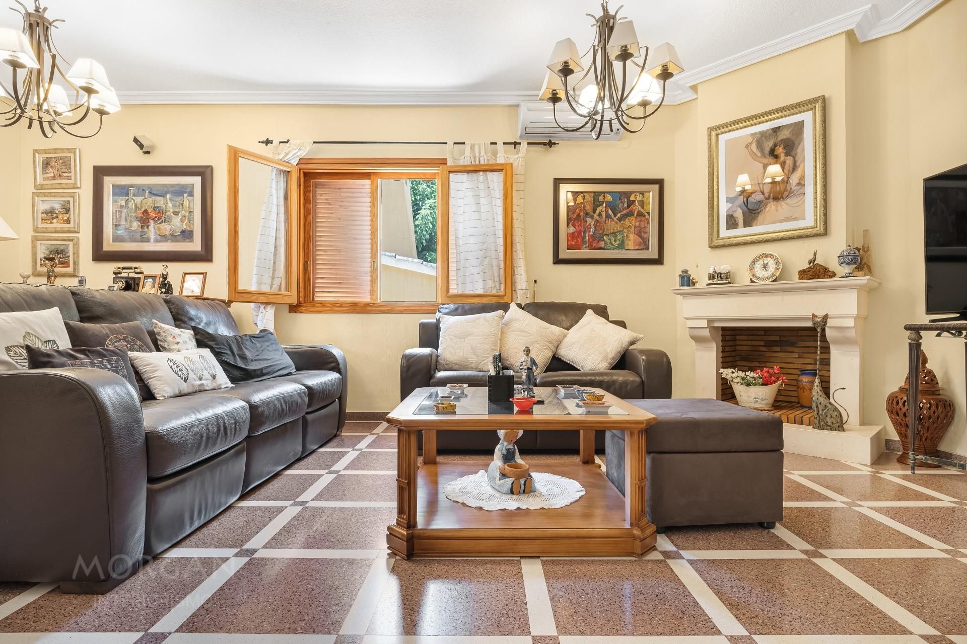 Living room of House or chalet for sale in Mutxamel  with Heating, Private garden and Terrace