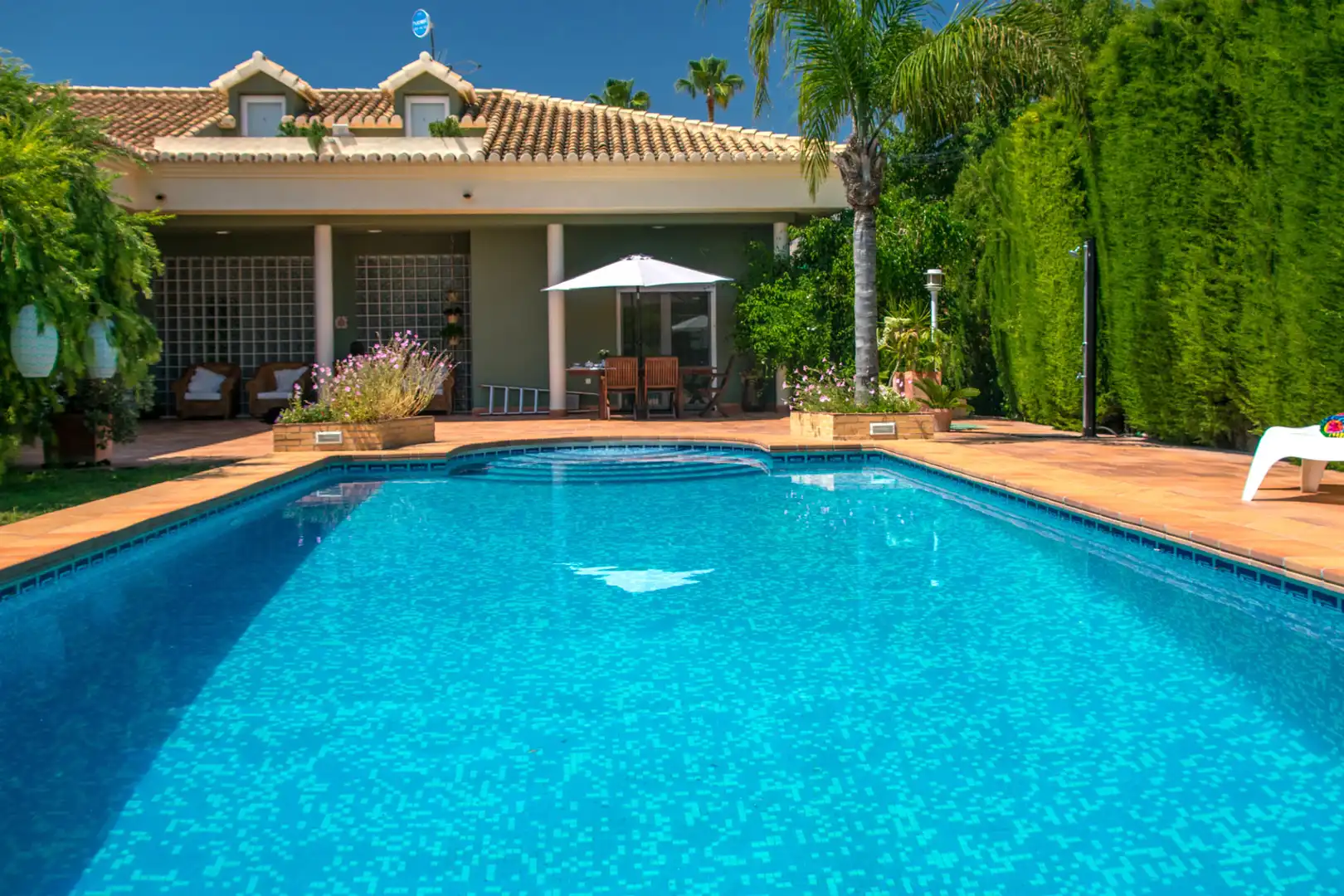 Piscina de Casa o xalet en venda en Beniarbeig amb Aire condicionat, Calefacció i Jardí privat