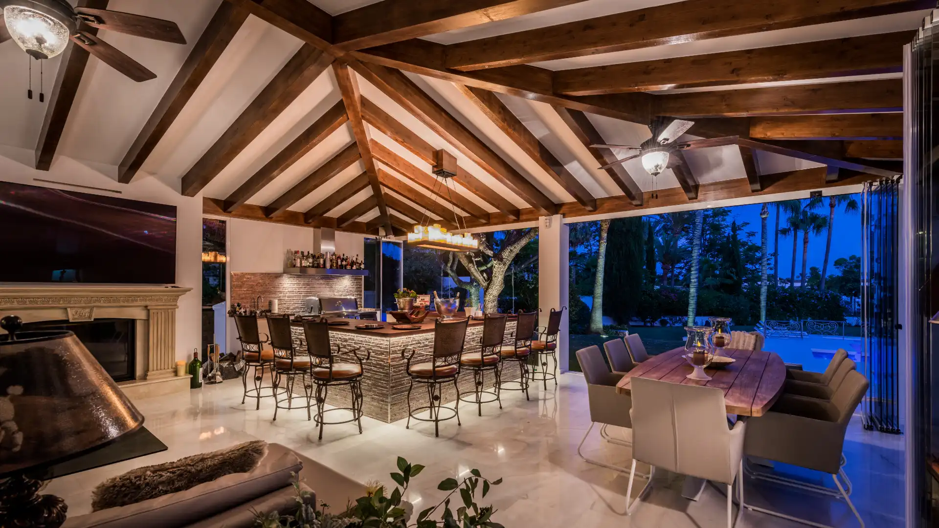 Terraza de Casa o chalet en venta en Marbella con Aire acondicionado, Jardín privado y Terraza