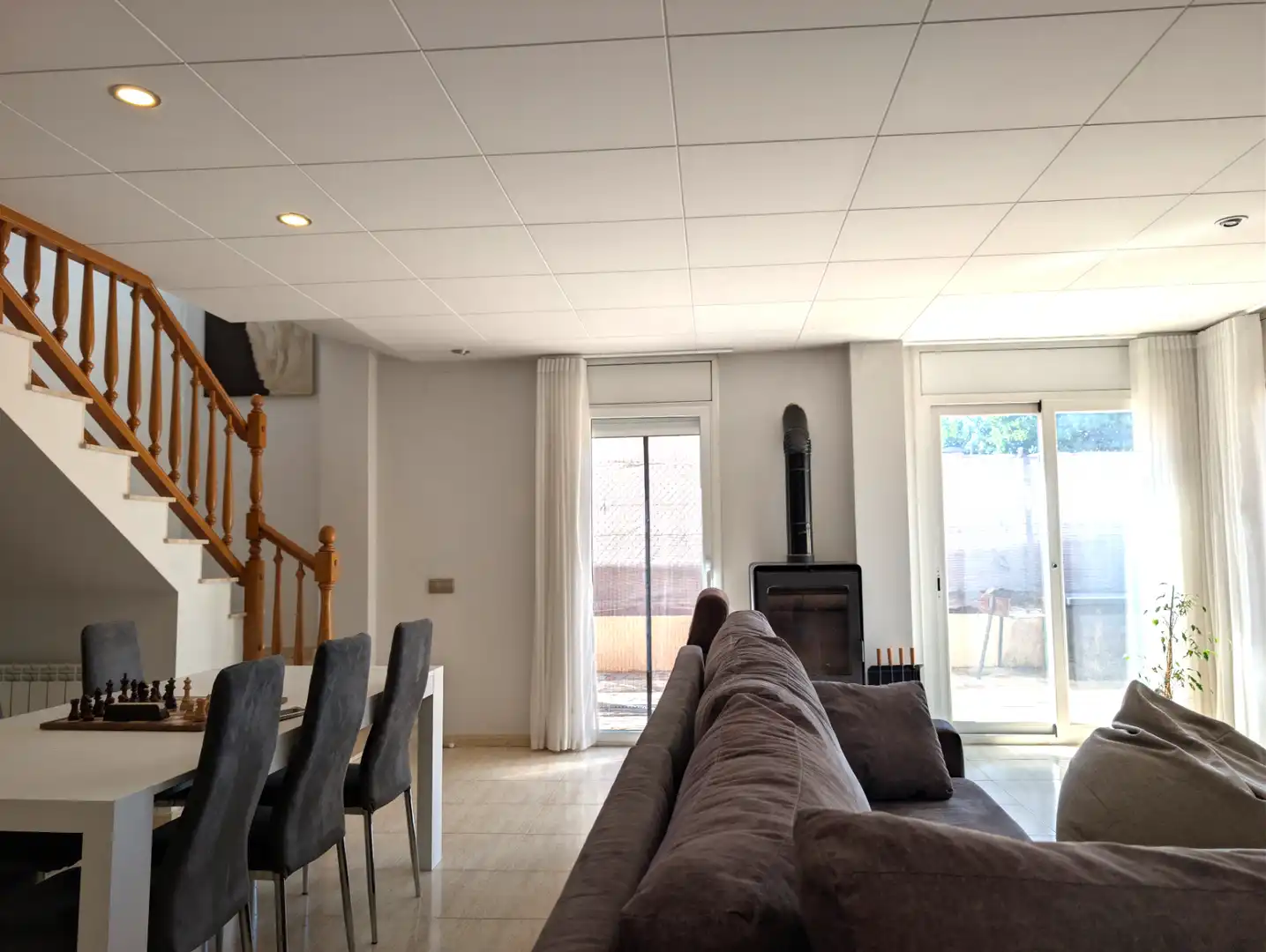 Sala d'estar de Casa o xalet en venda en Fonollosa amb Aire condicionat, Calefacció i Jardí privat