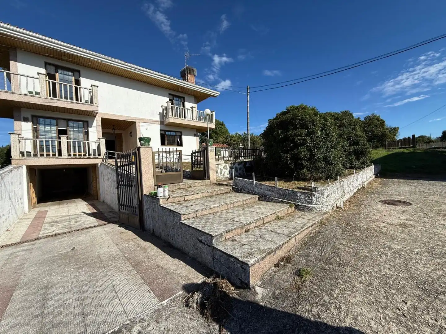 Vista exterior de Casa o chalet en venta en O Bolo  con Calefacción, Jardín privado y Parquet