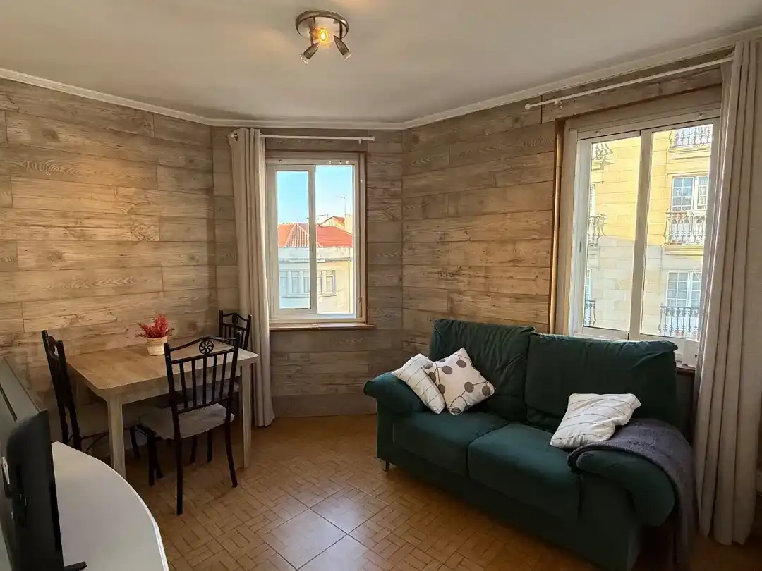 Wohnzimmer von Wohnung zur Miete in Ferrol