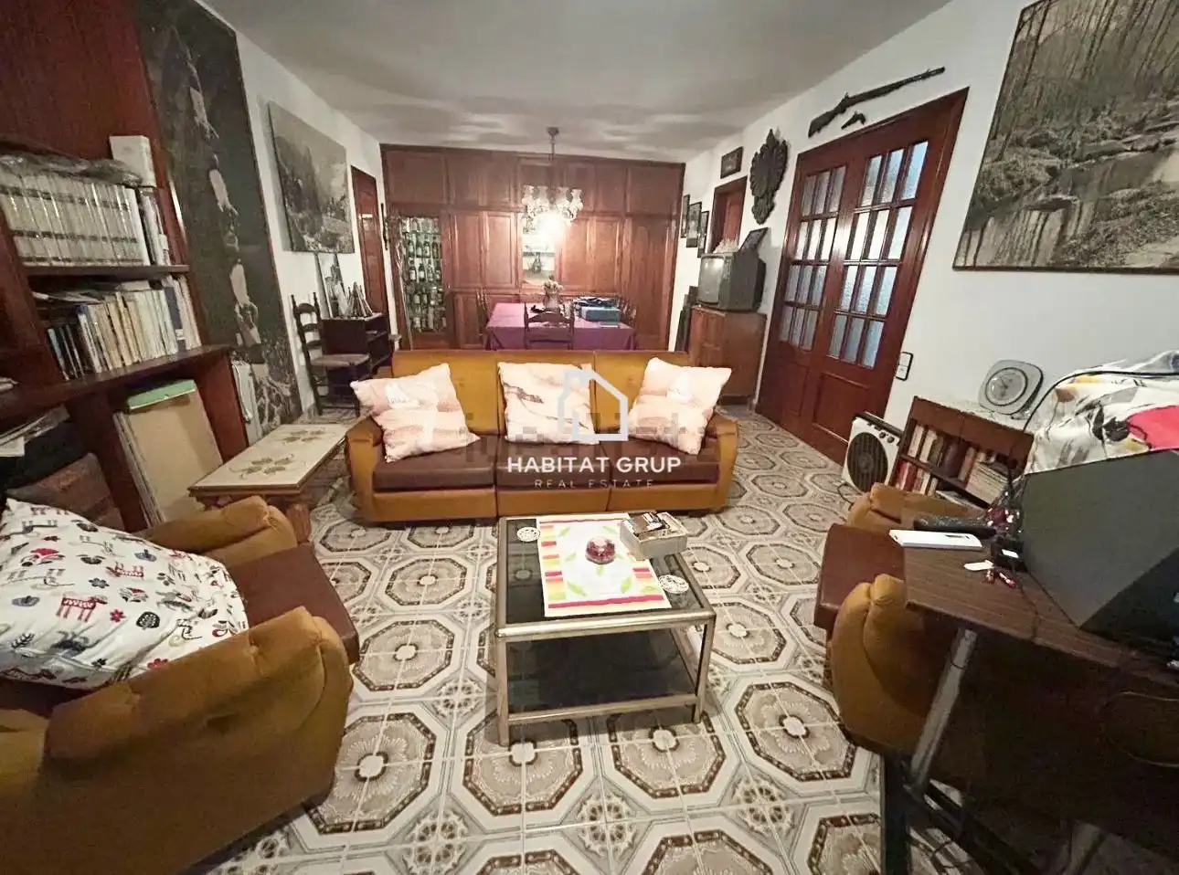 Living room of Houses for sale in Valls  with Heating, Private garden and Storage room
