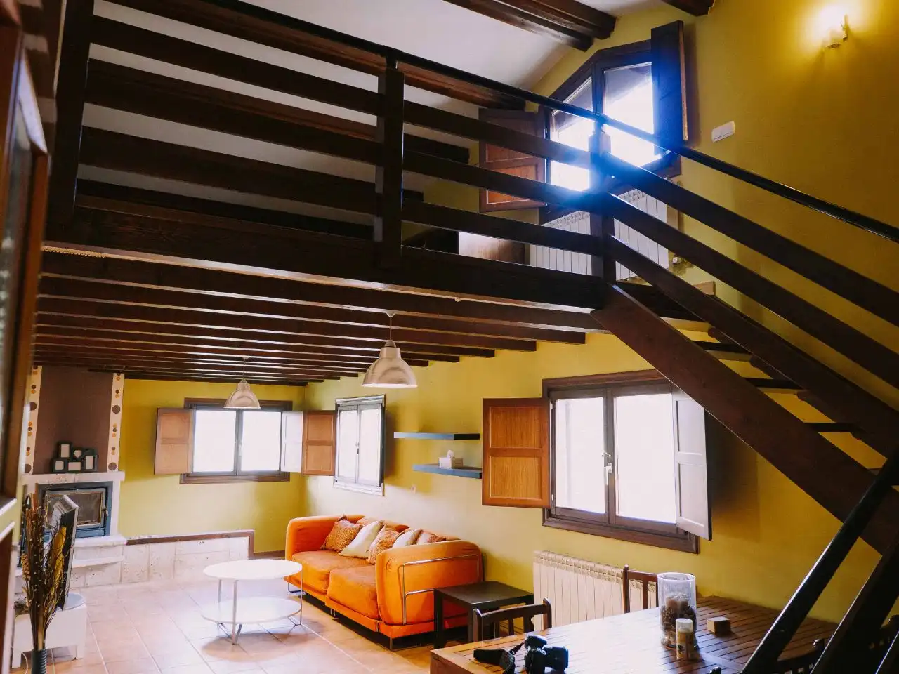 Living room of Houses for sale in Husillos , Palencia