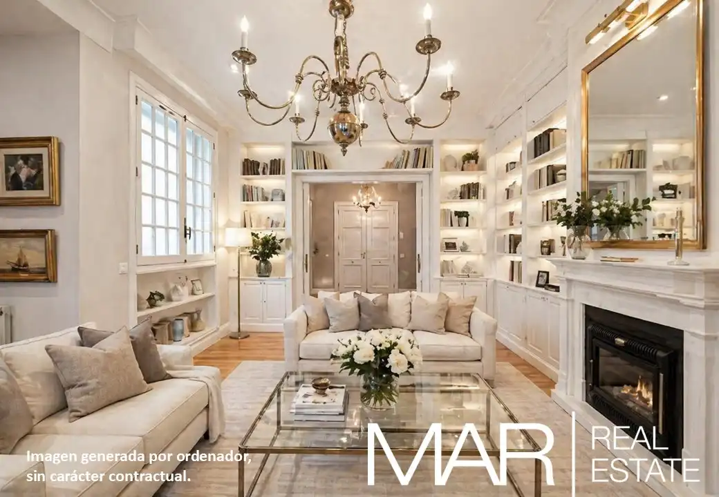 Sala de estar de Piso en venta en Madrid con Aire acondicionado, Calefacción y Parquet