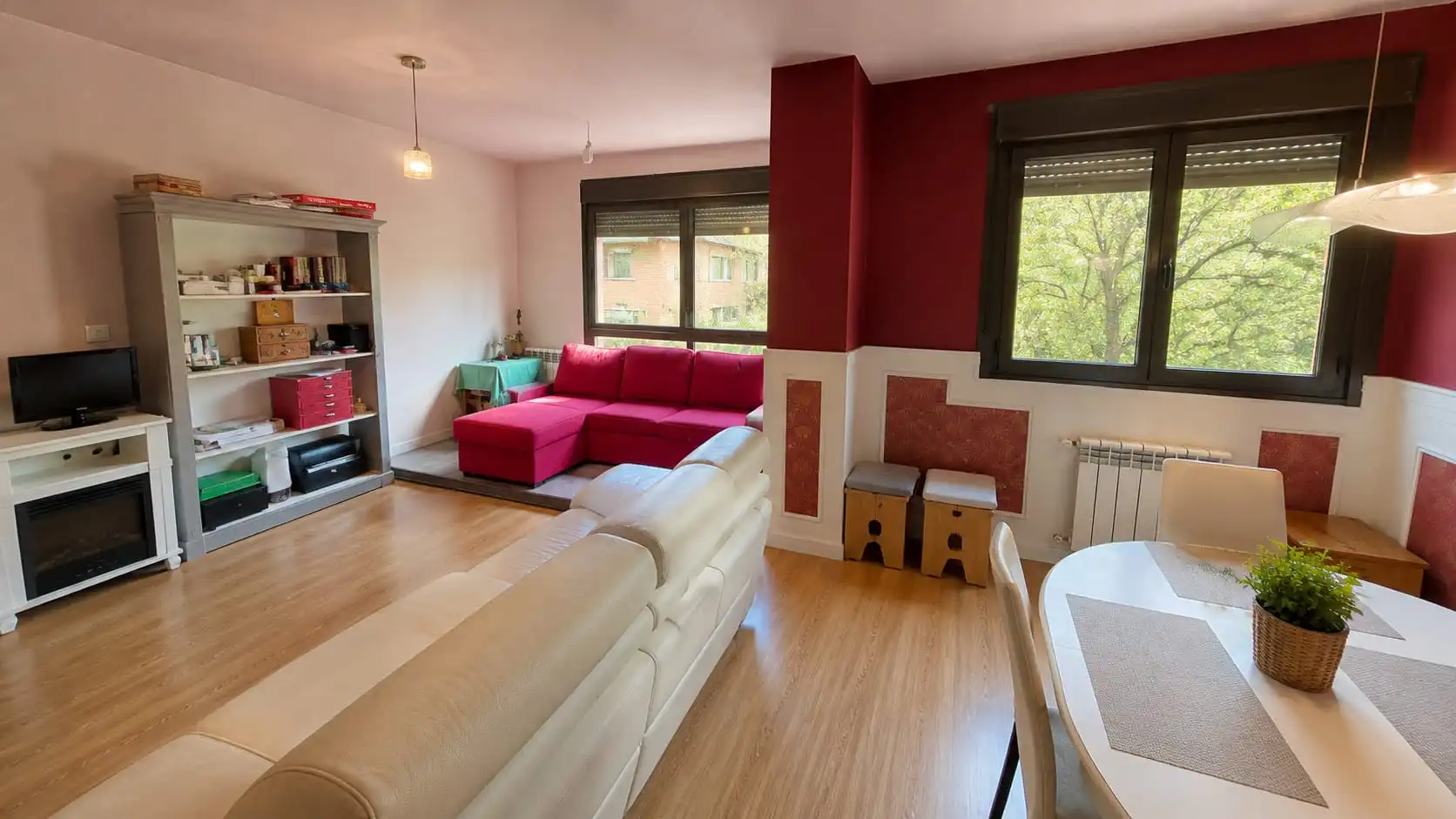 Sala de estar de Piso en venta en Rivas-Vaciamadrid con Aire acondicionado, Calefacción y Jardín privado