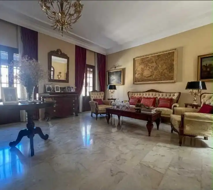 Sala d'estar de Casa o xalet en venda en La Roda de Andalucía amb Aire condicionat, Terrassa i Moblat