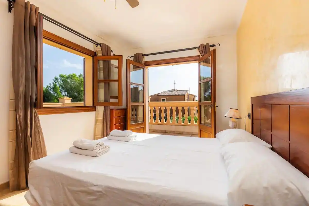 Dormitori de Casa adosada en venda en Manacor amb Aire condicionat, Calefacció i Jardí privat