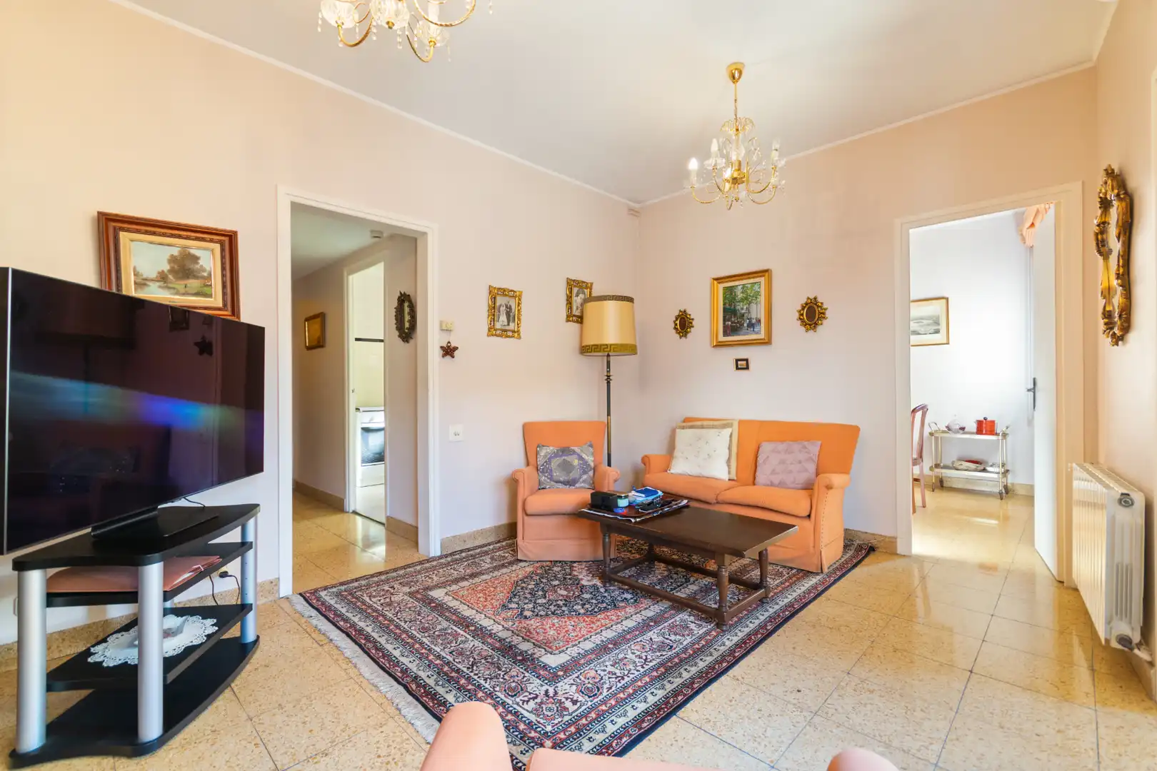 Living room of Flat for sale in Barcelona  with Heating, Terrace and Balcony