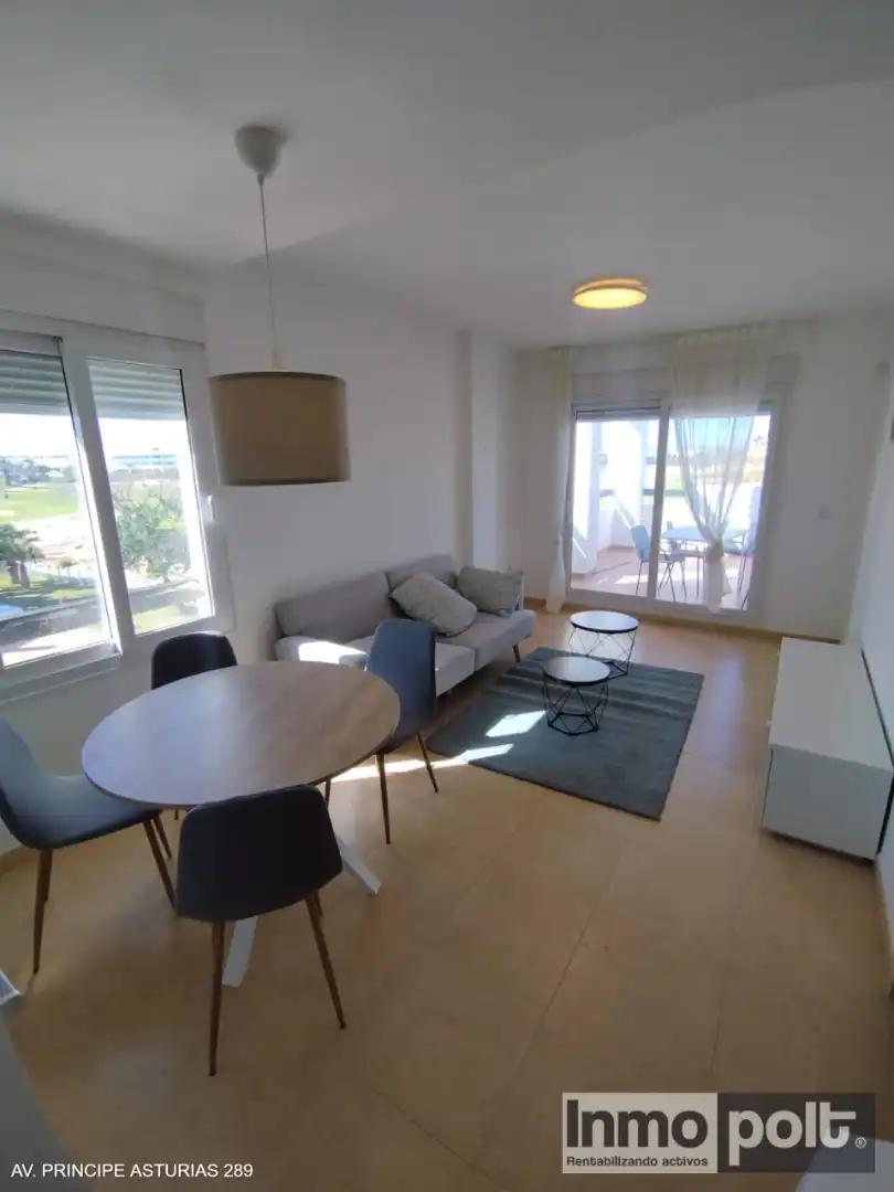 Sala de estar de Apartamento de alquiler en Torre-Pacheco con Jardín privado, Terraza y Amueblado