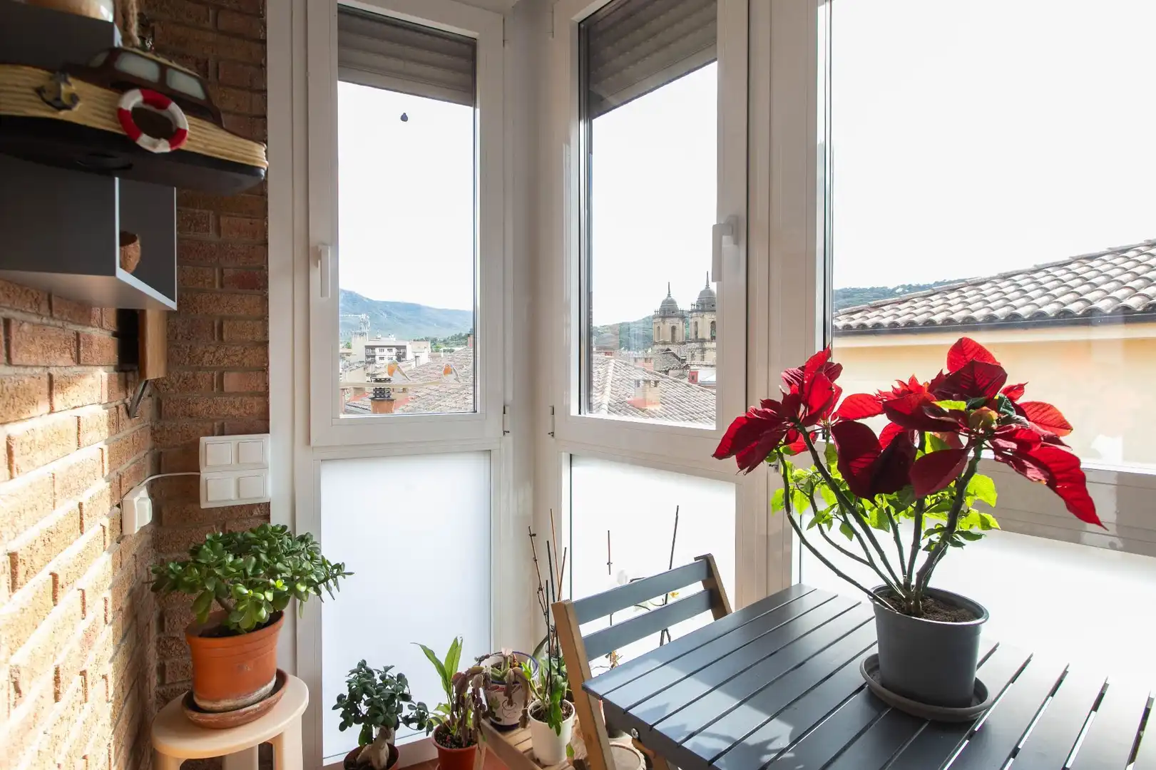 Terrasse von Wohnung zum Verkauf in Estella / Lizarra mit Heizung, Terrasse und Möbliert