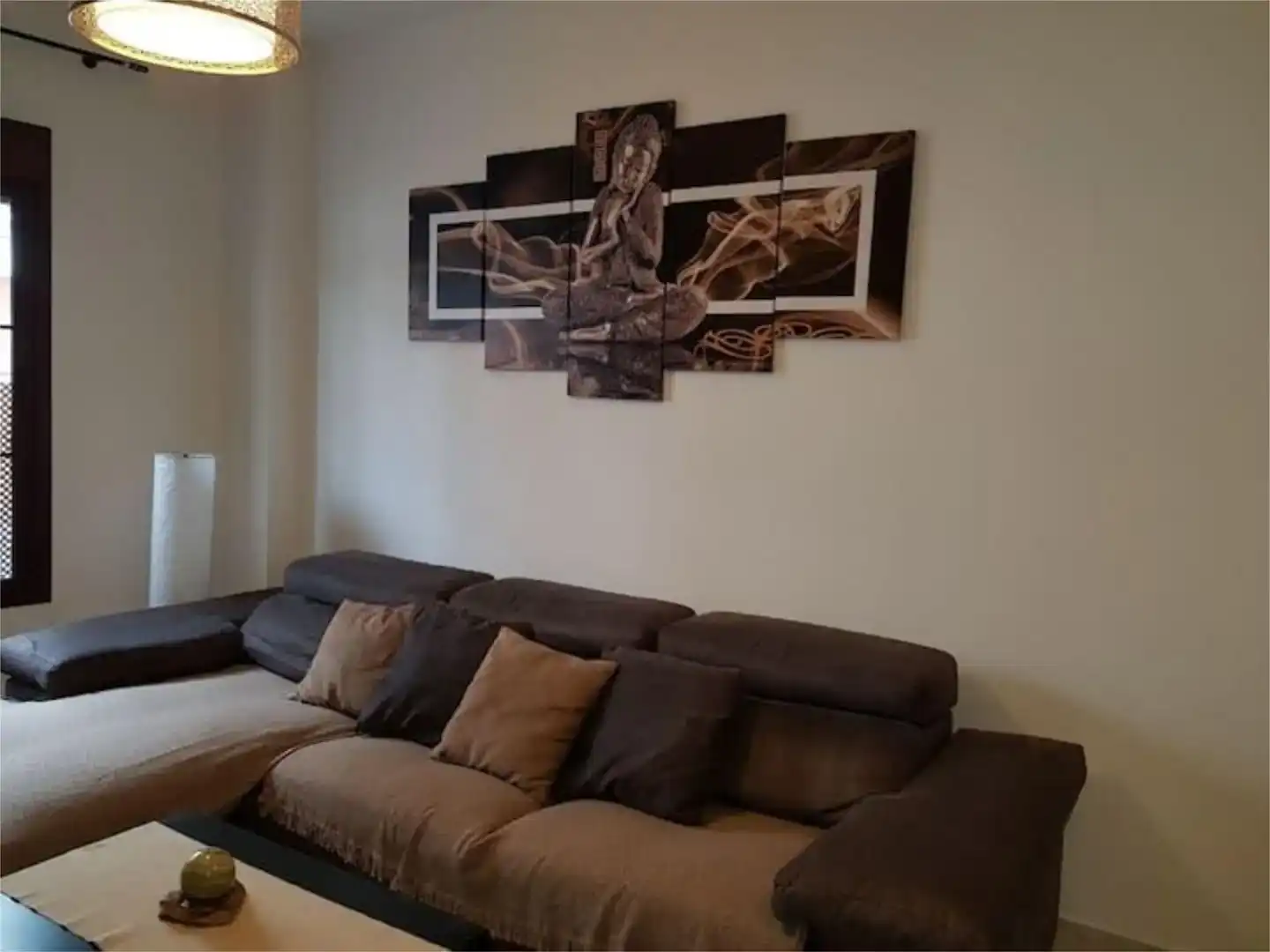 Sala de estar de Piso de alquiler en  Barcelona Capital con Aire acondicionado