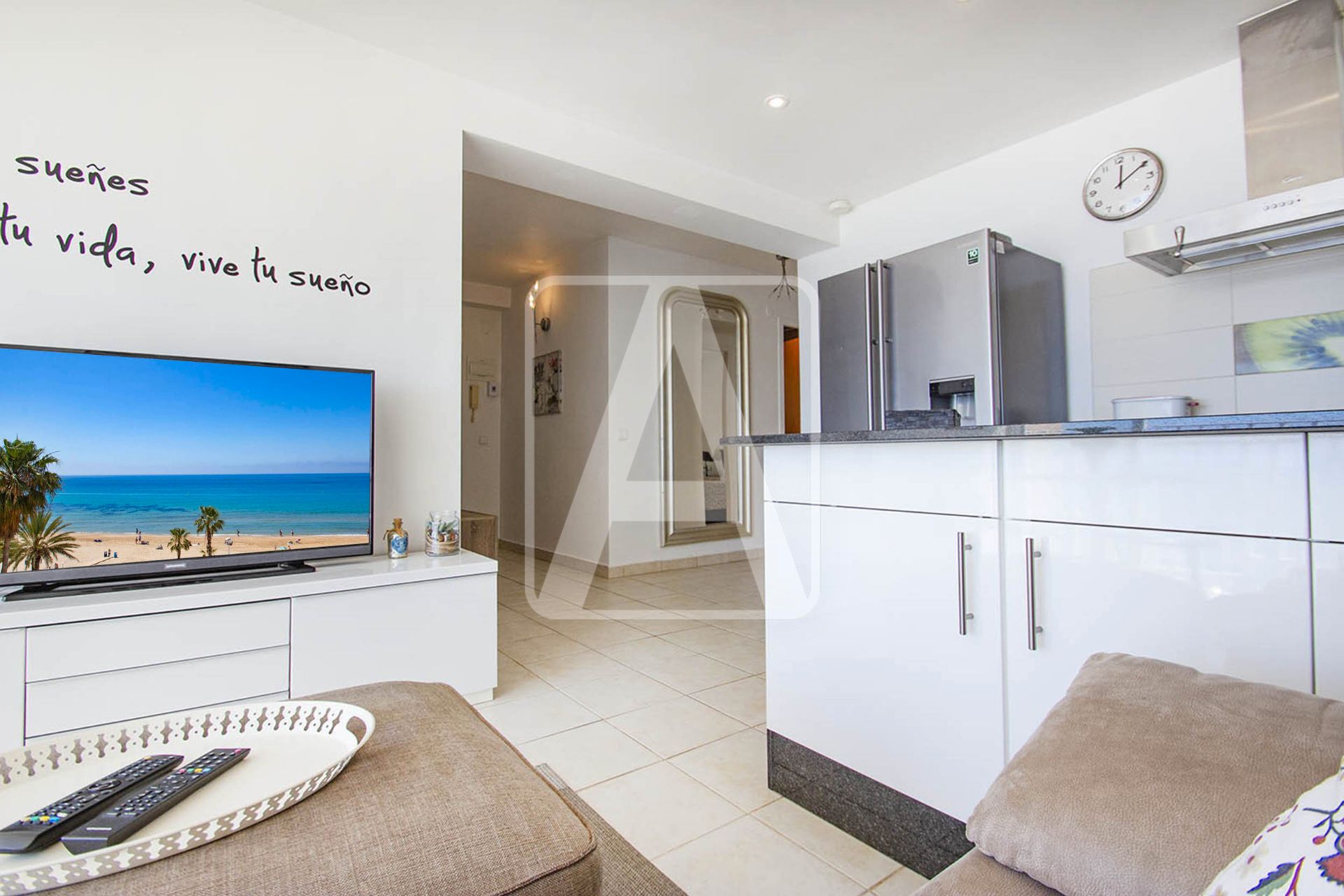 Living room of Apartment for sale in Calpe / Calp  with Furnished, Oven and Washing machine